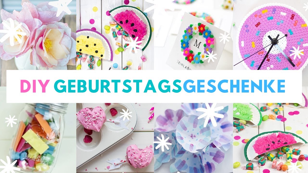 10 kreative Ideen für DIY Geburtstagsgeschenke!