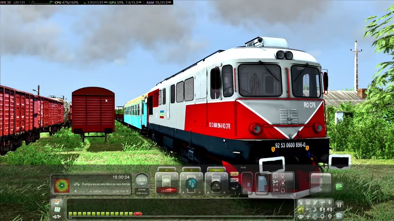 Train Simulator x64 2025 Marfar Militar Sibiu Triaj  - Babeni Nr.14377