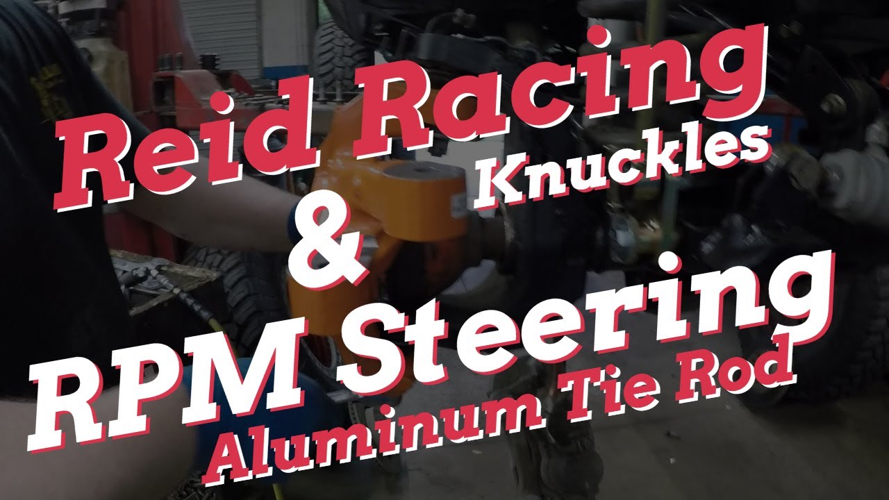 RPM Aluminum Tie Rod & Reid Racing Knuckles - JL Wrangler