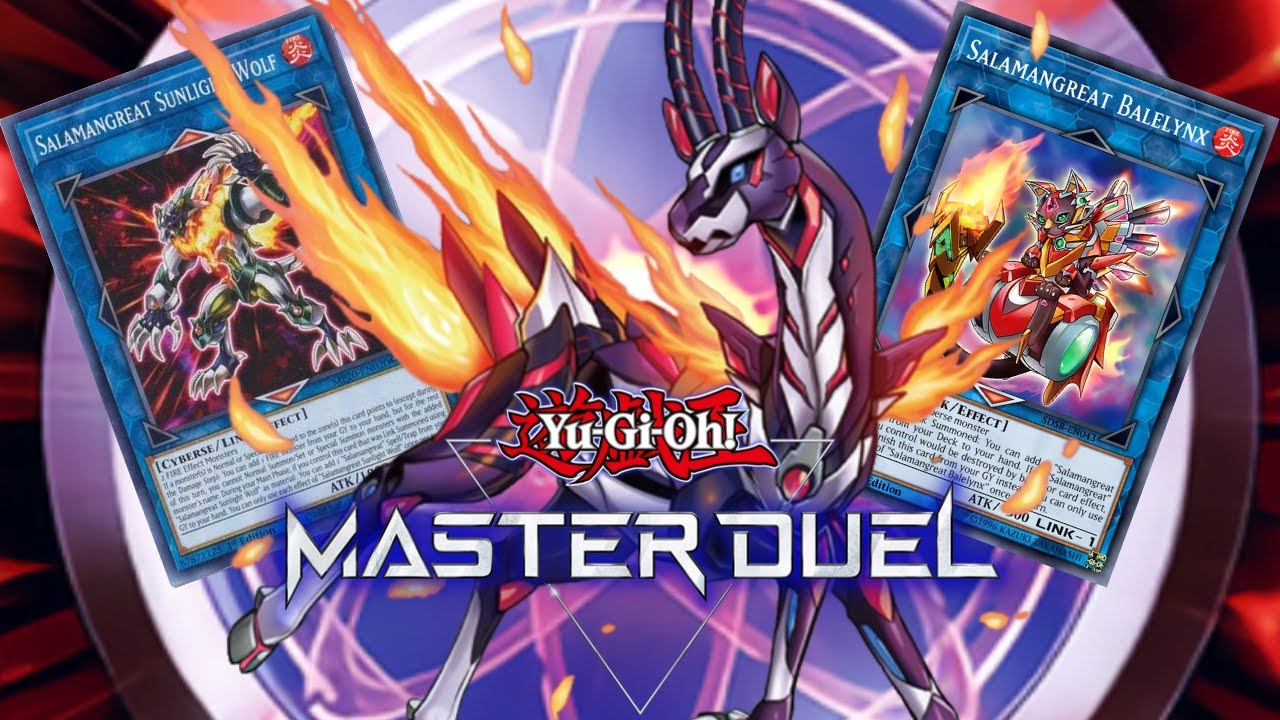 BEST MASTER RANK DECK !  SALAMANGREAT CYBERSE DECK! RANKED GAMEPLAY ! [Yu-Gi-Oh! Master Duel]