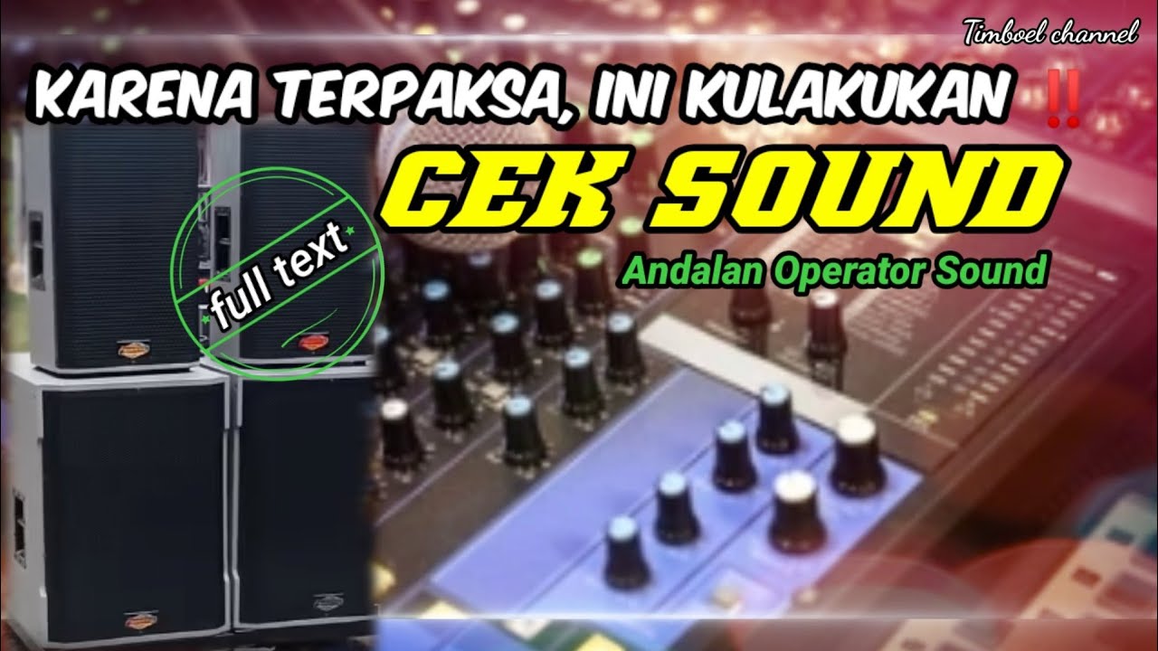 Gayeng Tenan ‼️ Cek sound Terpaksa dangdut kalem full bass glerr audio icis icis | Cek sound horeg