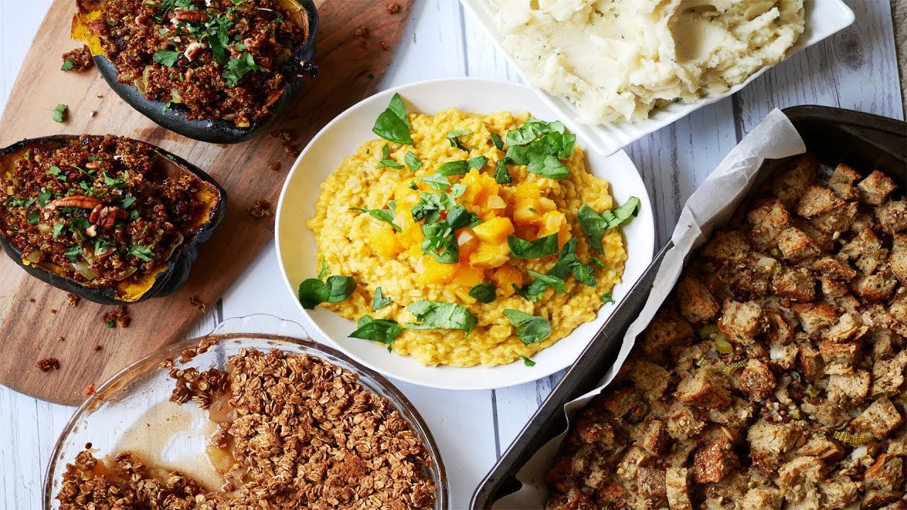 5 VEGAN THANKSGIVING/HOLIDAY RECIPES | EASY & TASTY