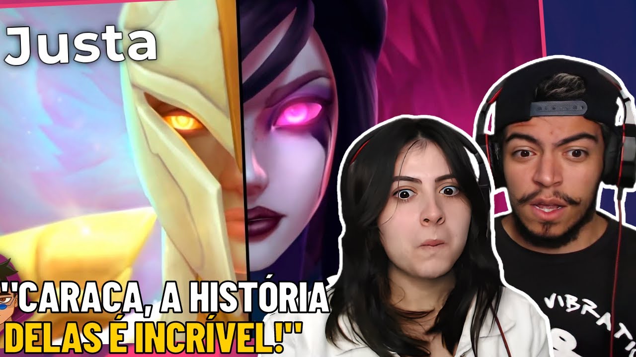 História das irmãs Kayle e Morgana explicada! (UNIVERSO LÚDICO) | REACT LEAGUE OF LEGENDS