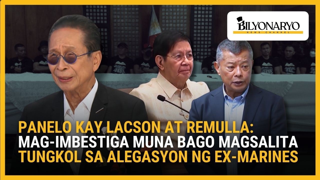 Panelo kay Lacson at Remulla: Mag-imbestiga muna bago magsalita tungkol sa alegasyon ng ex-marines