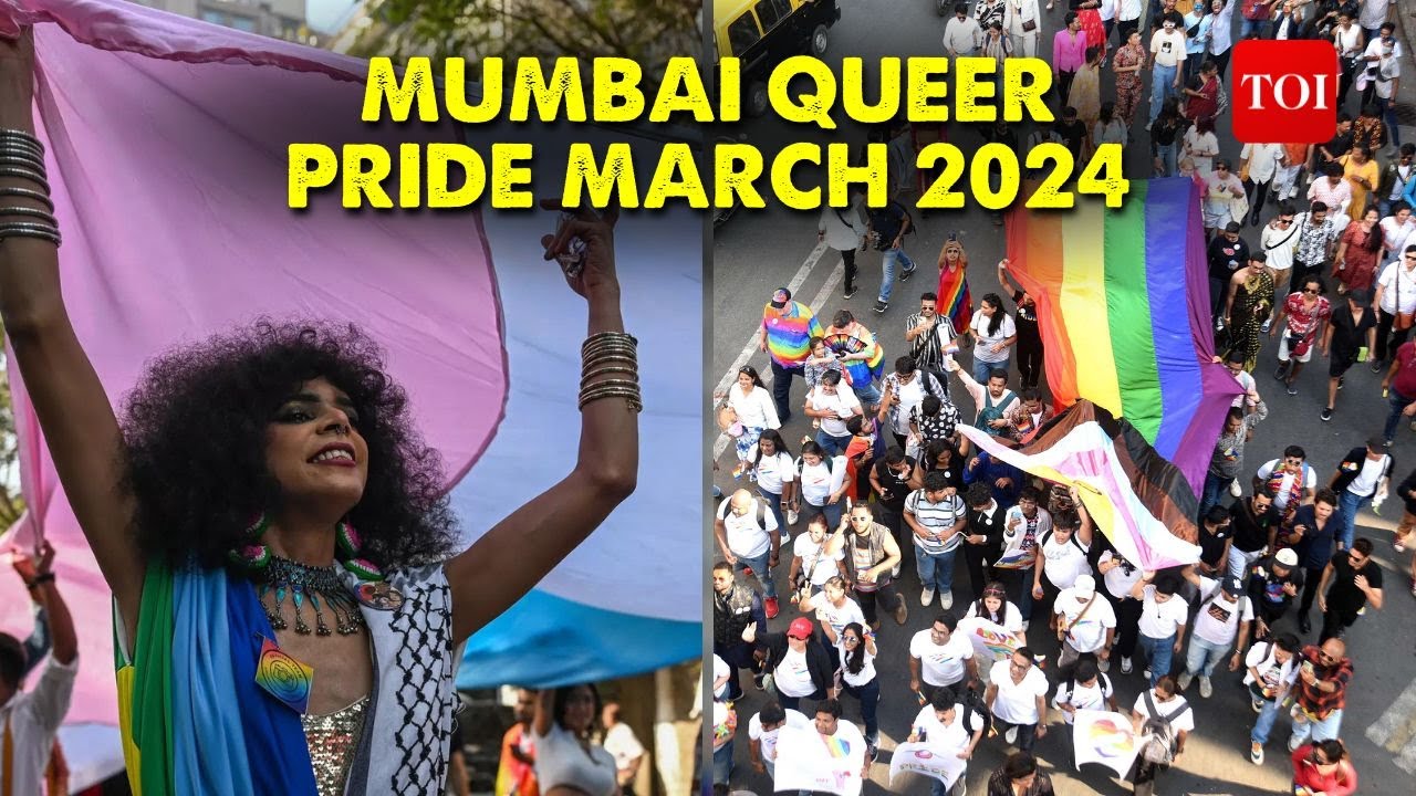 Mumbai Queer Pride 2024: Thousands Embrace Diversity, Paint the Town in Rainbow Hues 🌈✨