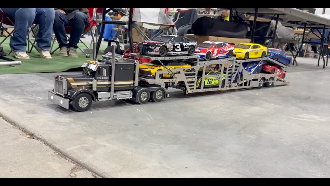 #9 CABIN FEVER 2026 | King Hauler Tamiya 1/14 RC Semi Truck Kenworth Car Carrier Uzaktan Kumandalı