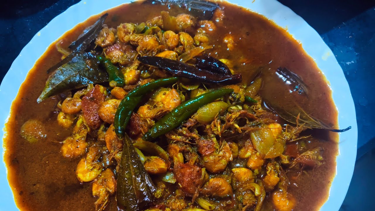 Как приготовить креветки карри джхатпат дома ~ готовьте с малати