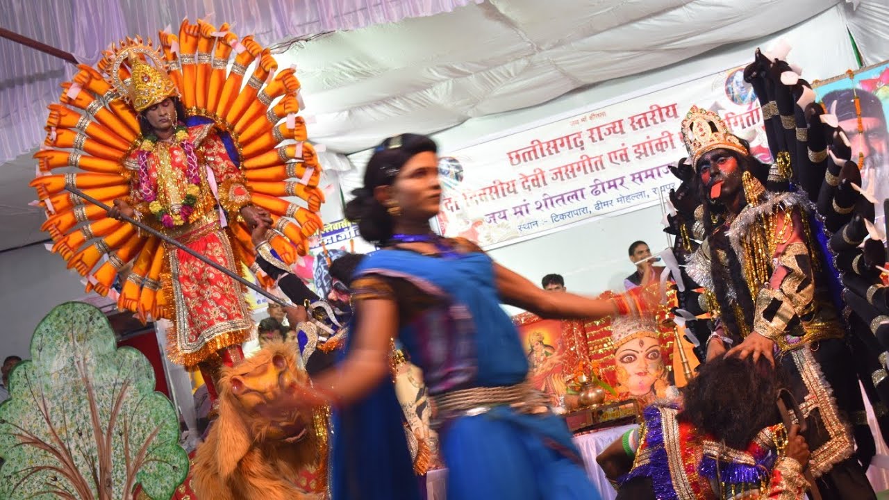 Jas pratiyogita Tikrapara Raipur  || jhanki ||  jas jhanki pratiyogita