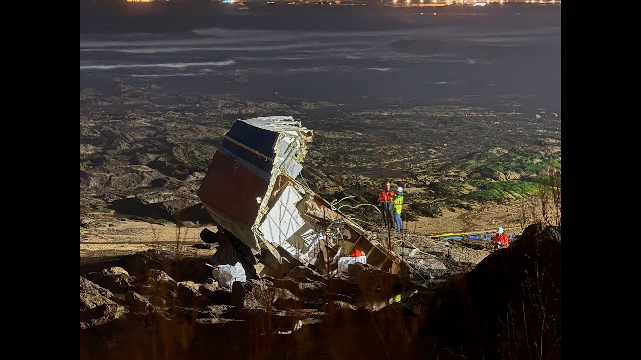 Les Sables d'Olonne - Vidéo longue Démantèlement du Santa Anna Maria