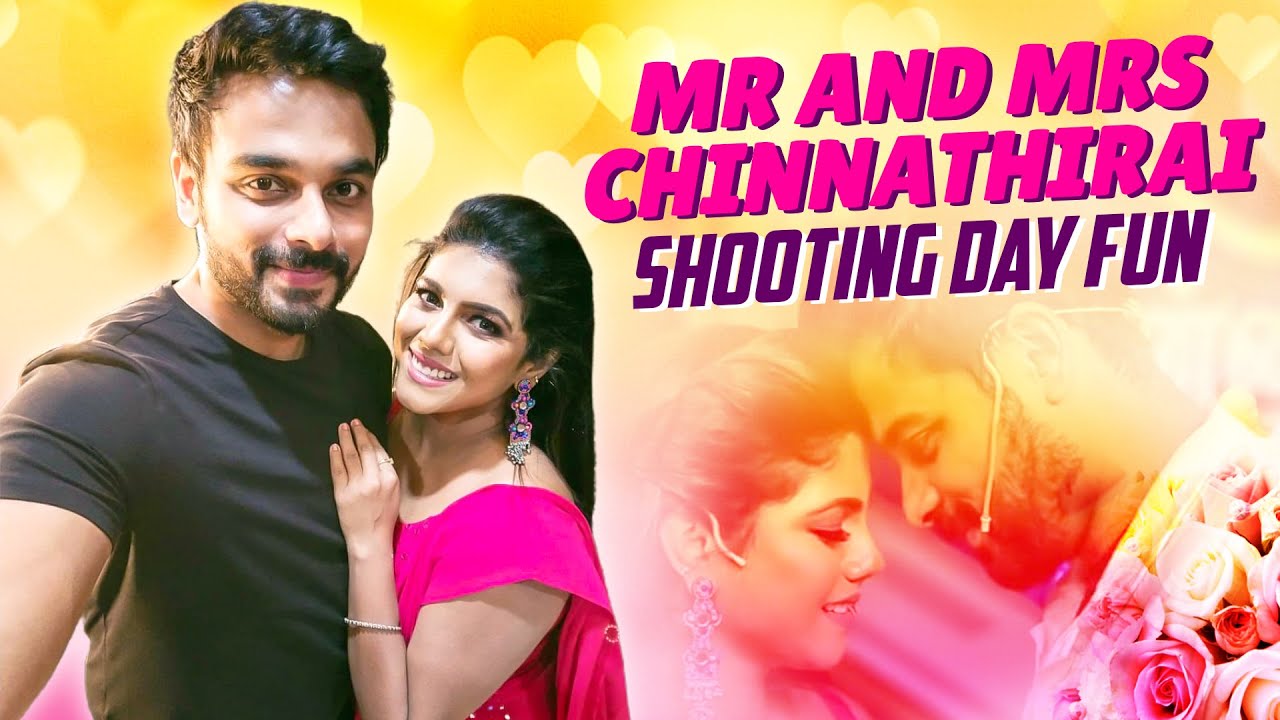 Mr and Mrs Chinnathirai Shooting Day Fun | Jack and Roshini