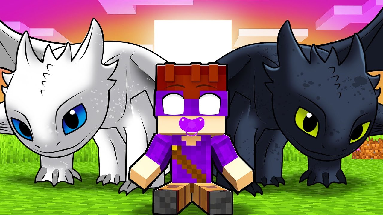 FÚRIA DA NOITE e FÚRIA DA LUZ ADOTOU o DONAT3LO no MINECRAFT!!
