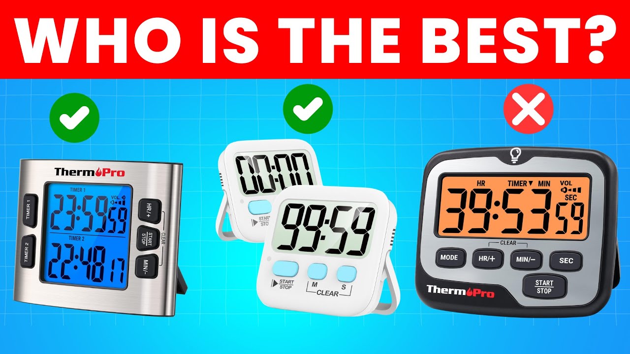 Top 5 Best Kitchen Timers of 2025: Find the Perfect Timer for Your Cooking Needs!