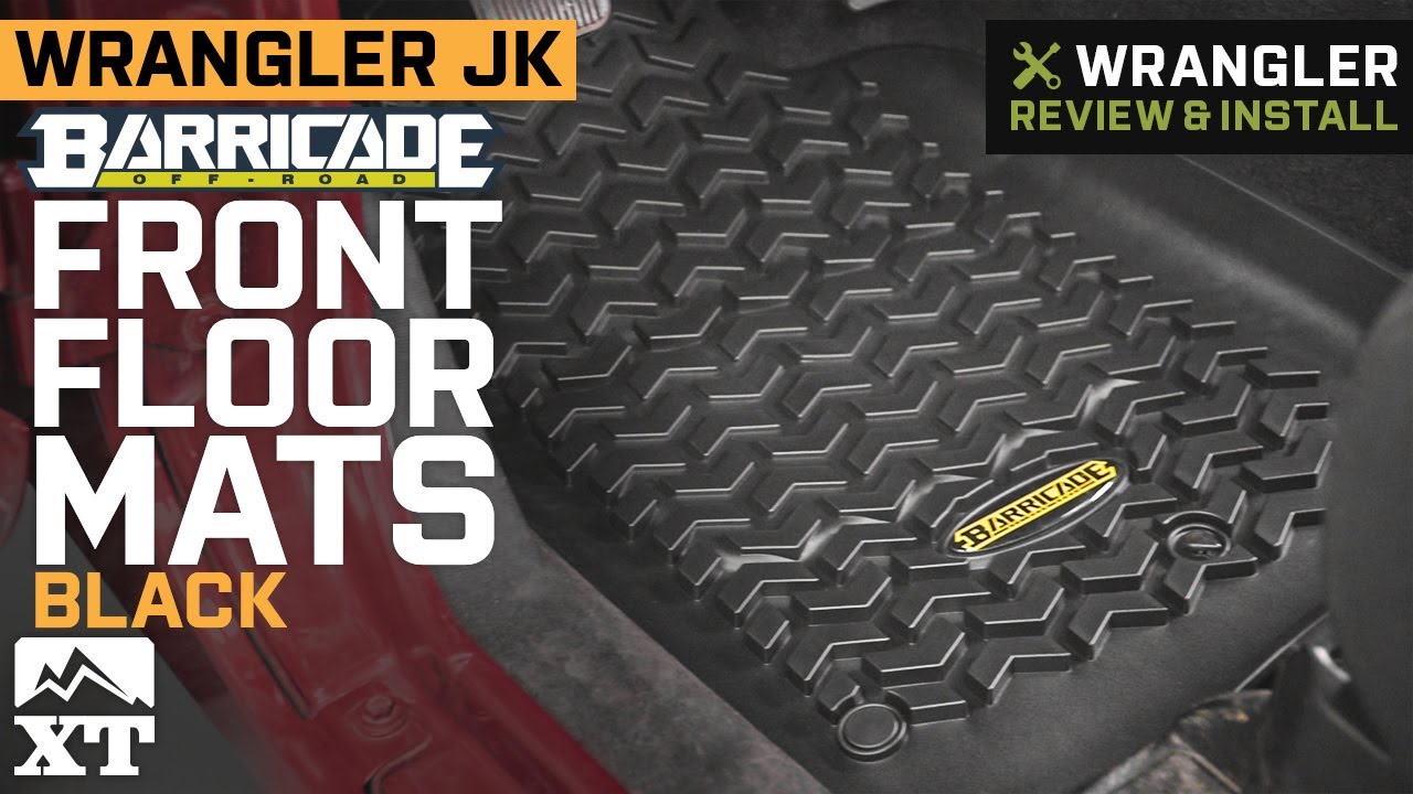 Jeep Wrangler JK Barricade Front Floor Mats Review & Install