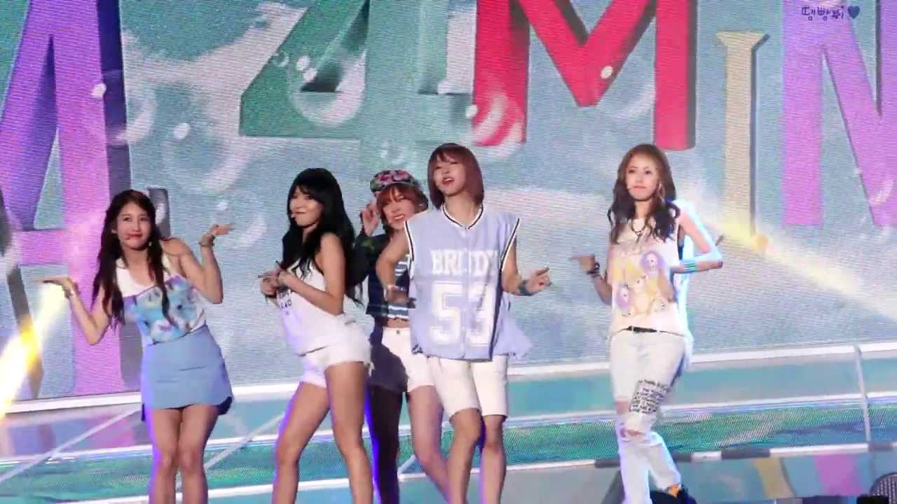 130810 속초 쇼음악중심(Show Music Core)4Minute(포미닛)_이름이 뭐예요?+물 좋아?