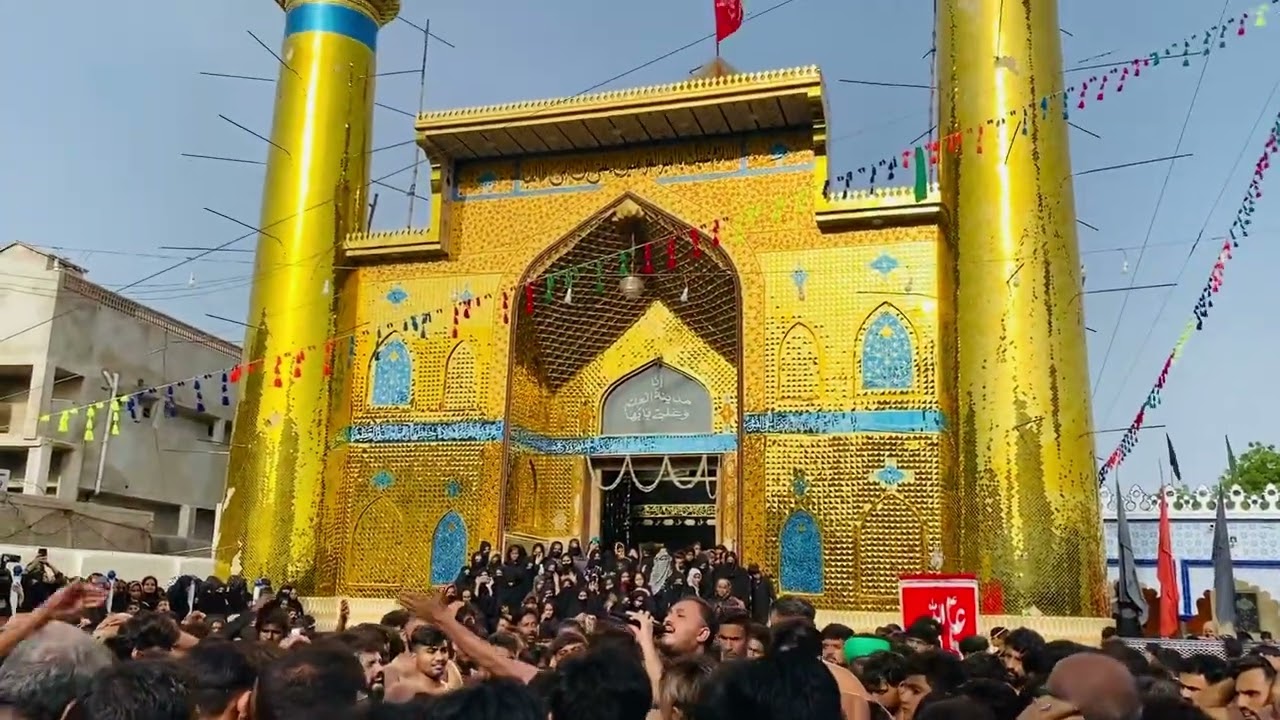 10 Muharam Qama zani Anjuman pasbane wilayat o aza Hala party Babul Hawaej Matmi Sangat