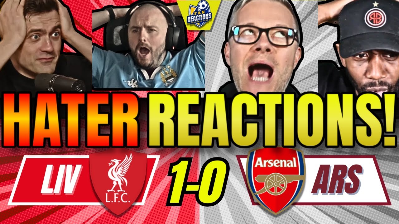 LIVERPOOL & ARSENAL’S RIVAL FANS REACTION TO LIVERPOOL 1-0 ARSENAL | PREMIER LEAGUE FAN REACTIONS