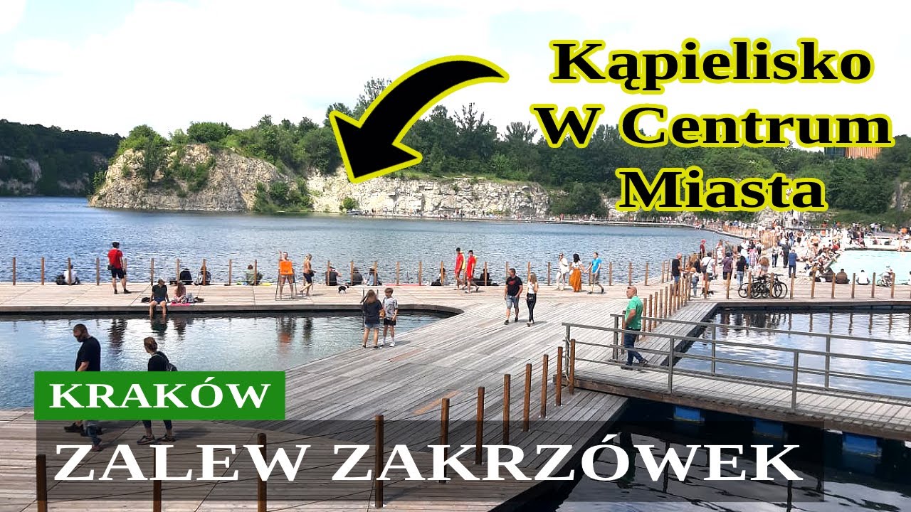 KRAKÓW - Od kamieniołomu do luksusowego kąpieliska | Turkusowe jezioro otoczone skalistymi urwiskami