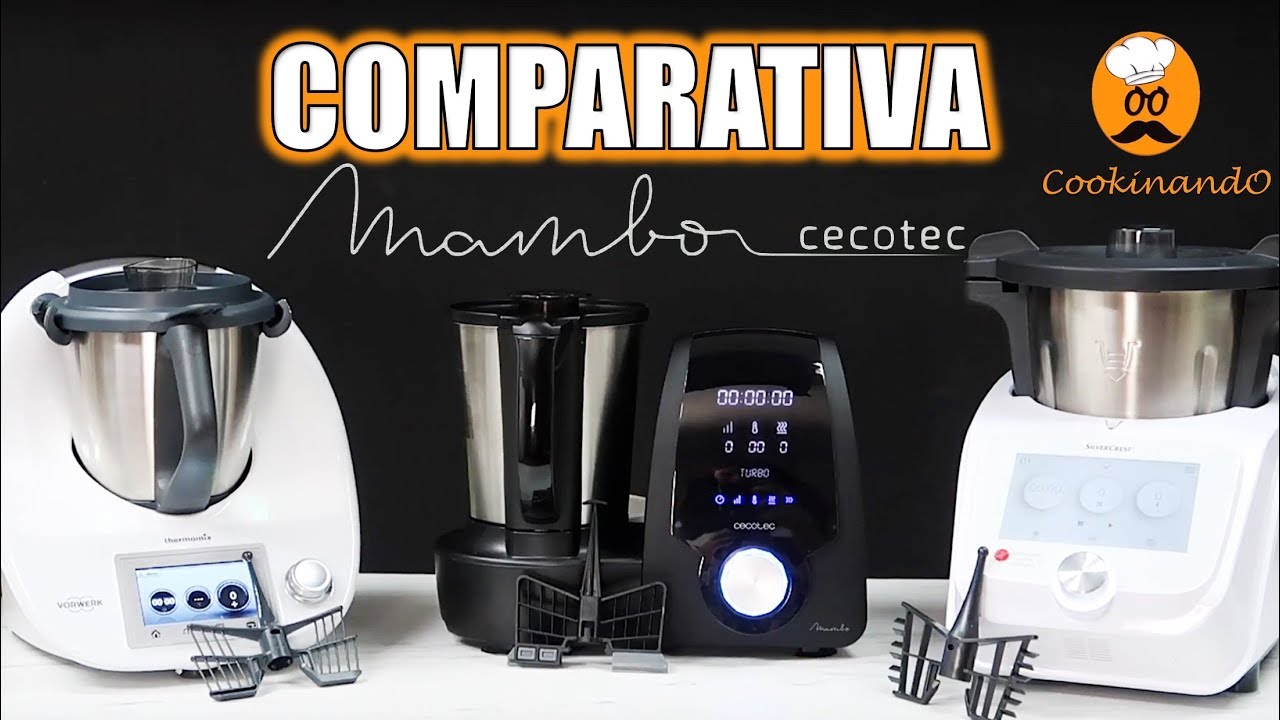 COMPARATIVA MAMBO VS THERMOMIX TM5 VS MONSIEUR CUISINE CONNECT 'LIDL'