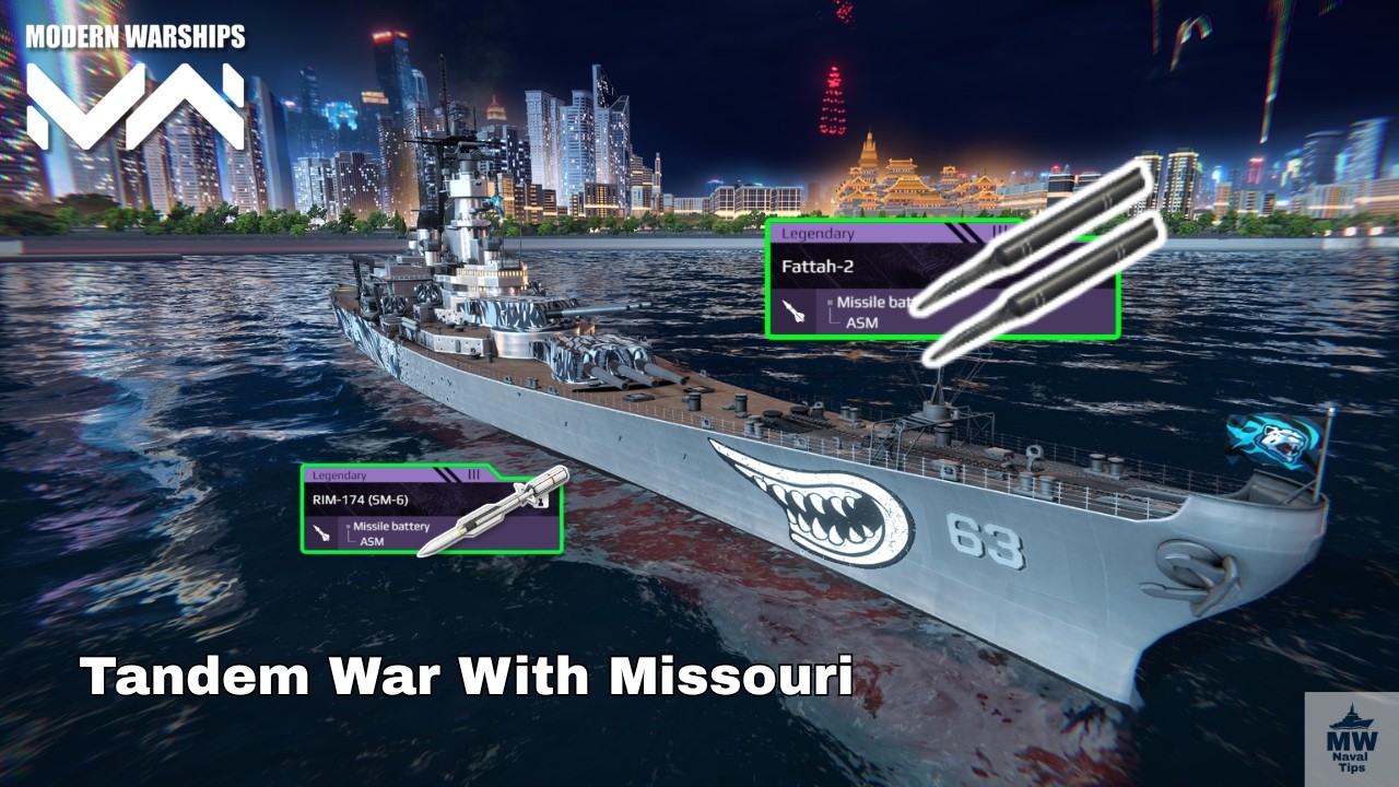 Missouri in Tandem War is Crazy☠️| Old is Gold 😢| Modern Warships