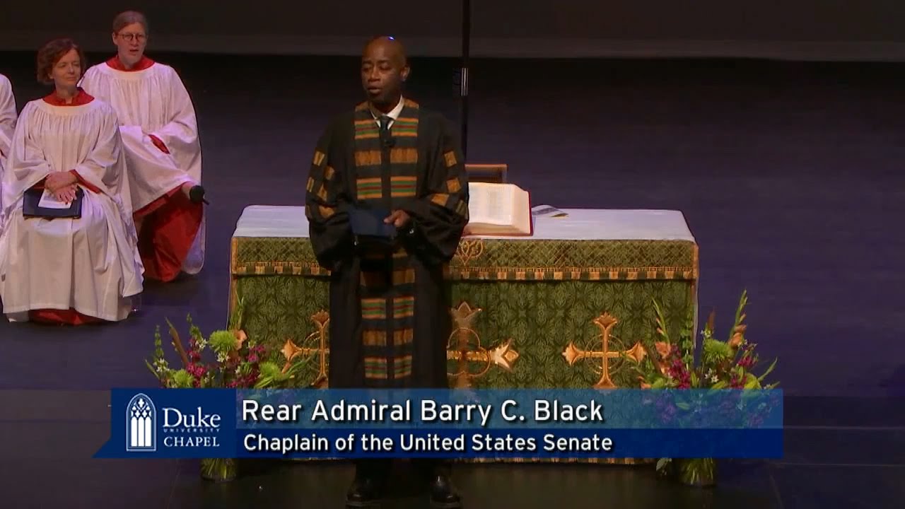 University Worship Service - 9/20/15 - Barry C. Black