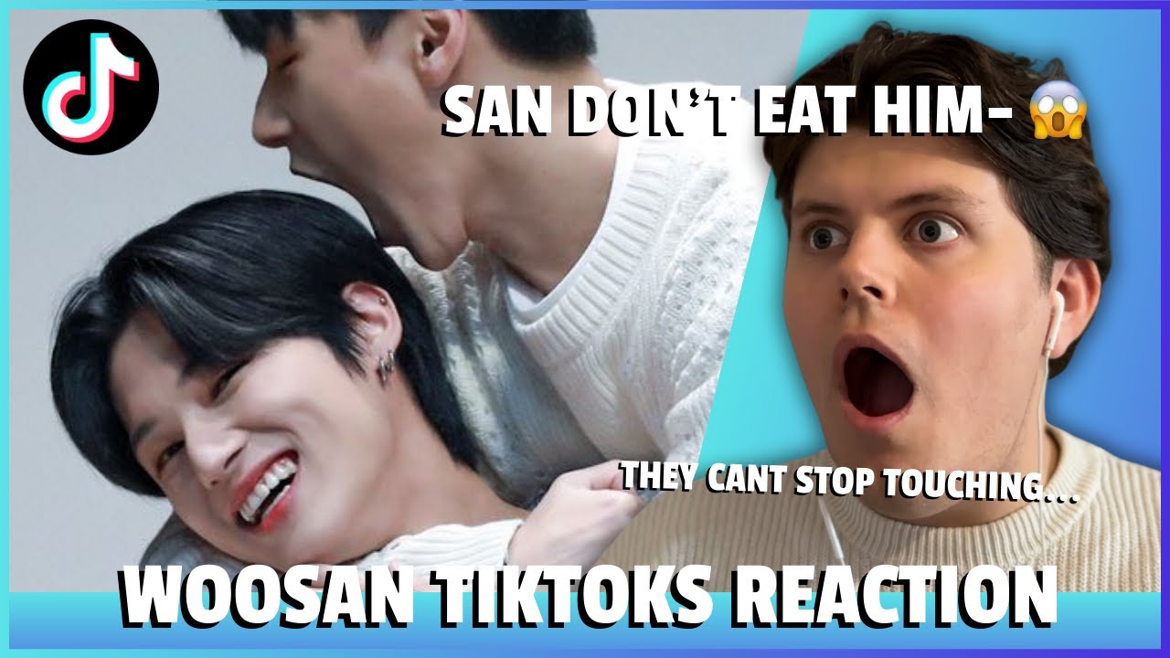 Реакция на WOOSAN TikToks! (САН И УЁН ИЗ ATEEZ)