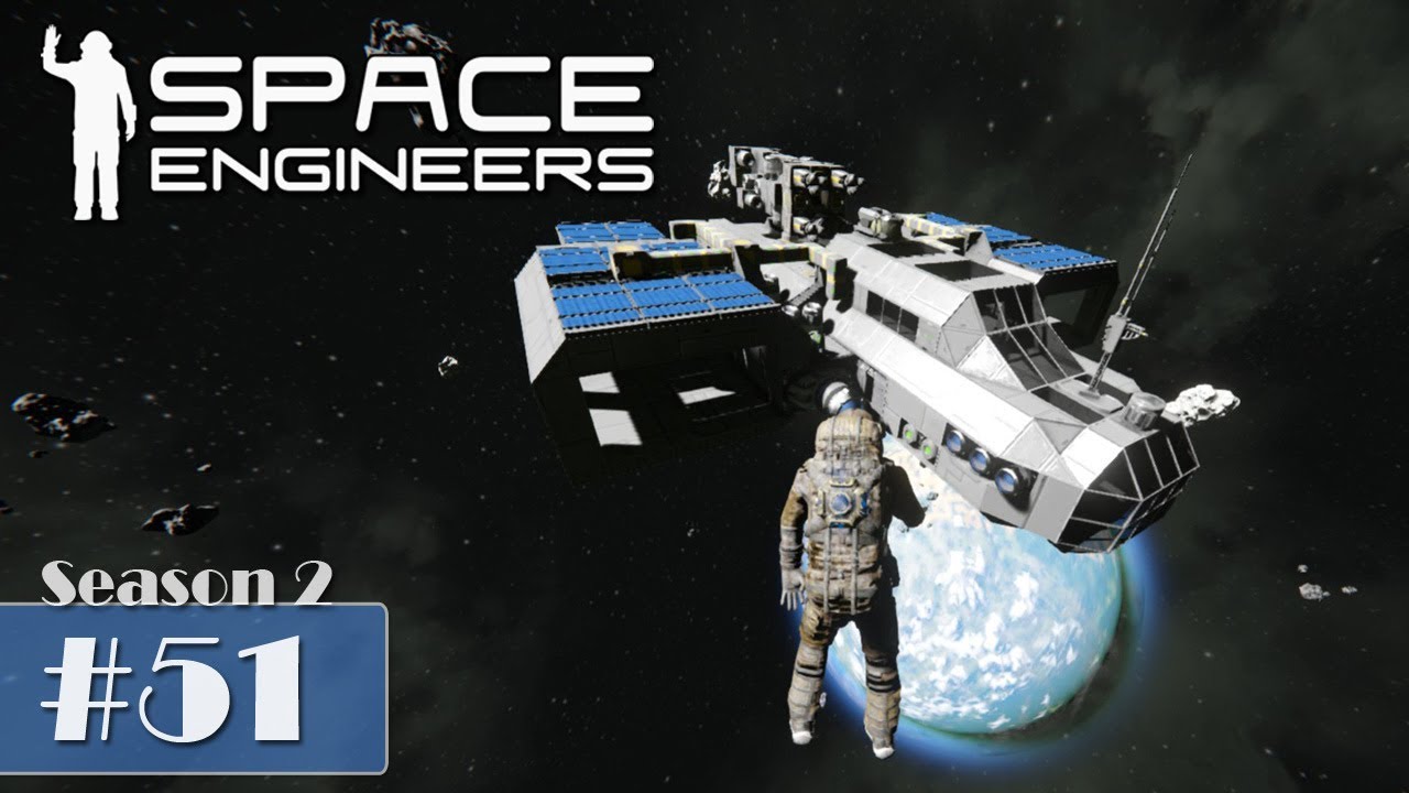 Space Engineers #51 - Hangar-Tore und leichte Bewaffnung [Let's Play Gameplay German Deutsch]