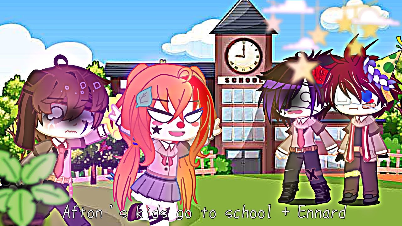 ||Afton's kids go to school + Ennard||Ft: Ennard||GCMM||Ennchael||FNaF||80k subs special!||My AU||