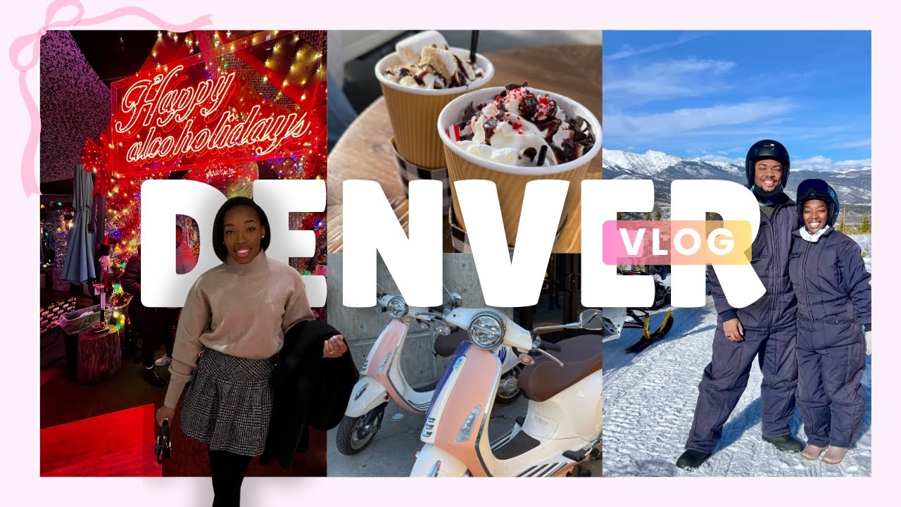 Denver Winter Vlog | Snowmobiling, Gondola Rides & Mountain Views
