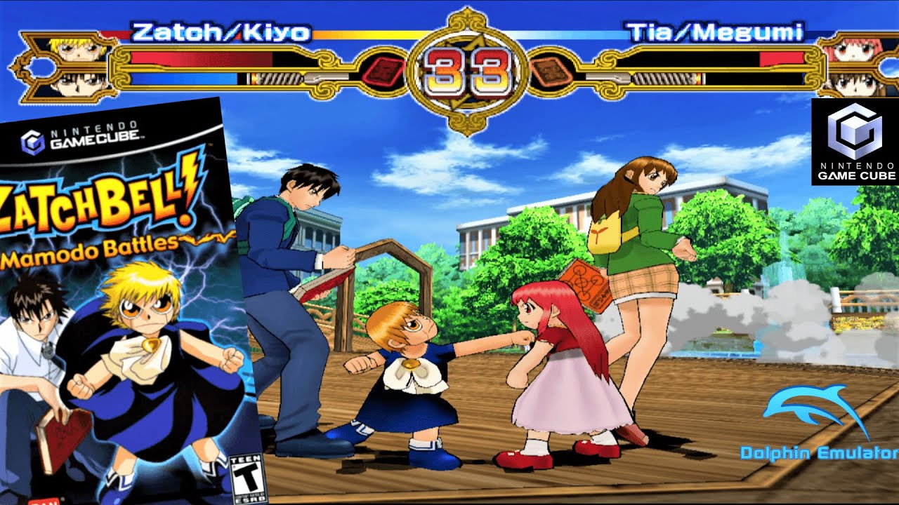 Zatch Bell! : Mamodo Battles (2005) Nintendo GameCube Gameplay in HD (Dolphin)