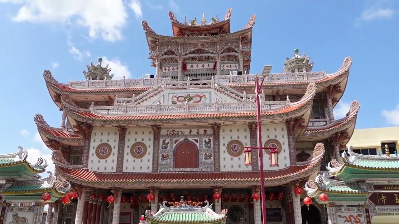 วัดฉื่อฉาง หาดใหญ่(Chue Chang Temple at Hat Yai)ชมวิวชั้นบนสุด :10-03-2569
