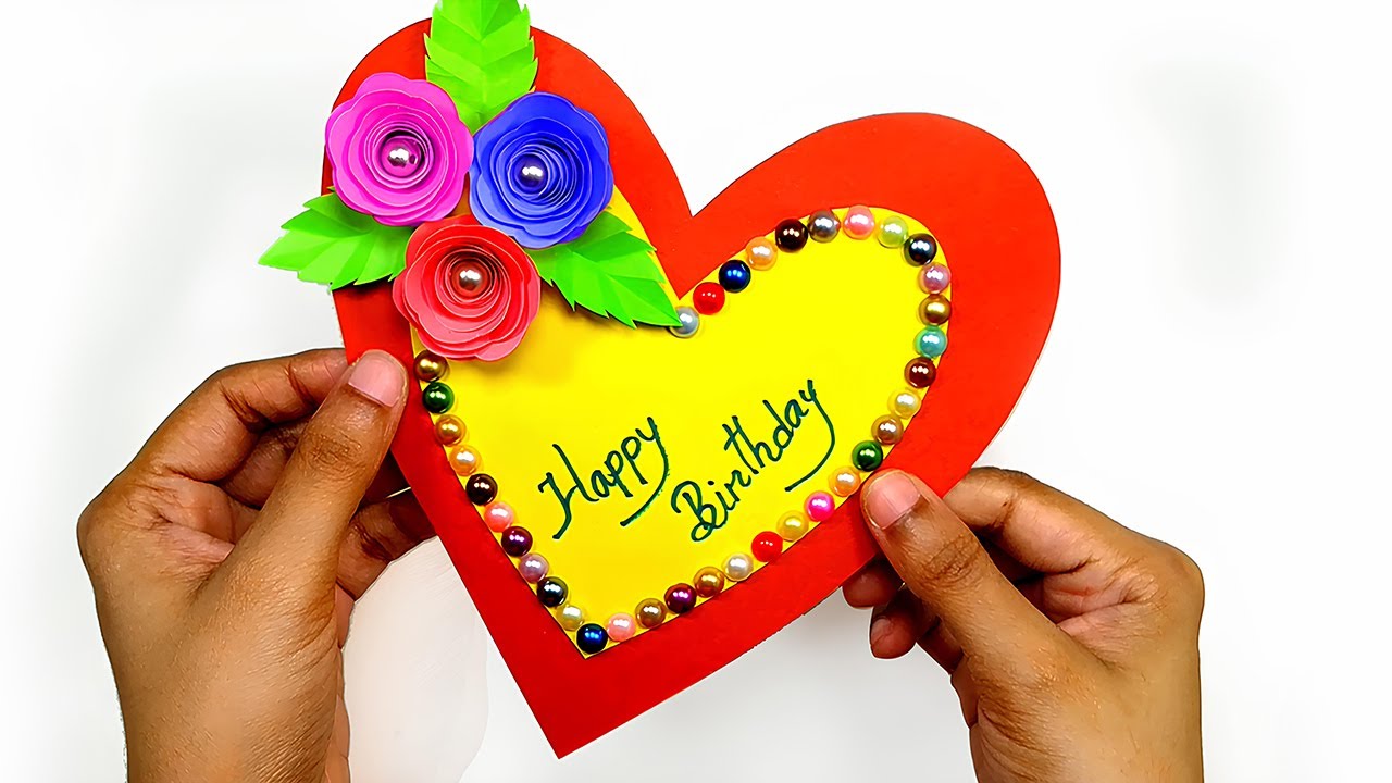 Happy Birthday Greeting Card Making Step by Step | card making ideas | diy birthday card