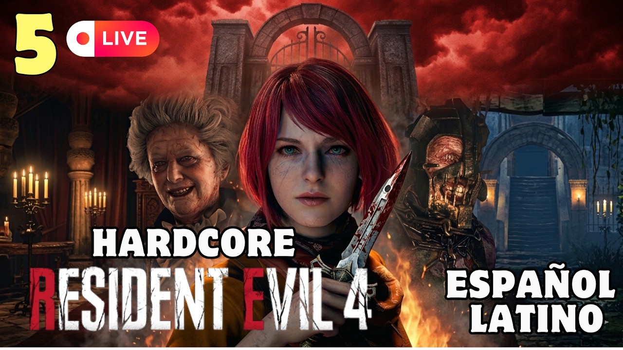 🔴Resident Evil 4 en VIVO Parte 5 | Español Latino modo Hardcore