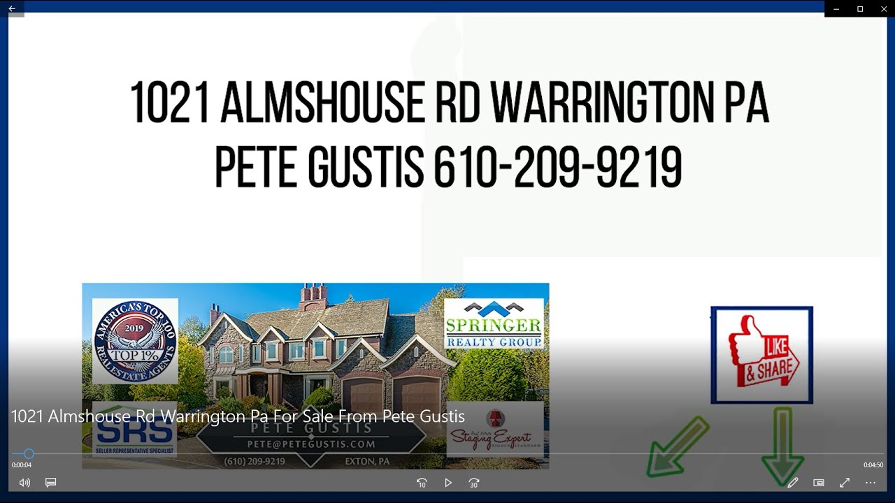 1021 Almshouse Rd Warrington Pa For Sale From Pete Gustis