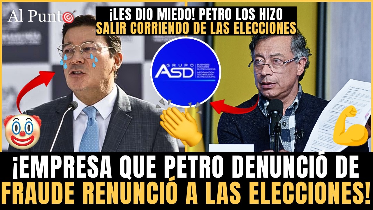 ¡Petro LOS ACABÓ! Empresa que había DENUNCIADO de FRAUDE RENUNCIÓ ¡No estarán en las ELECCIONES!