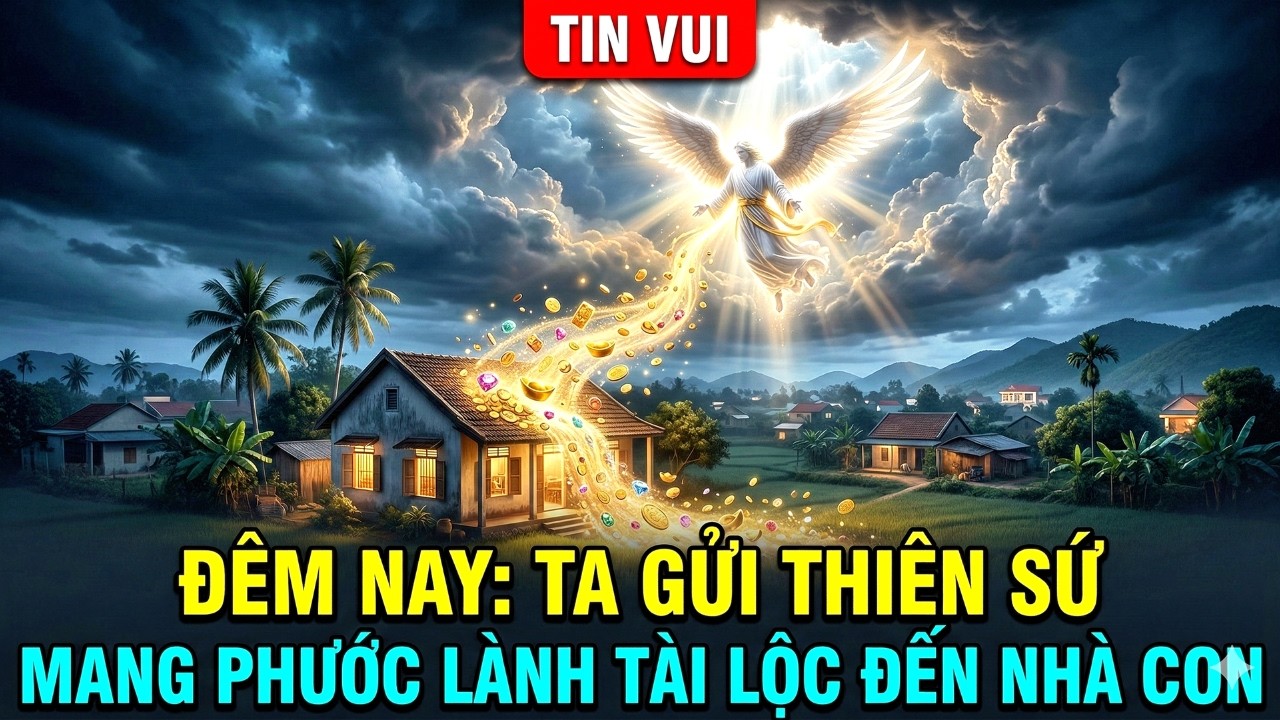 ✝️ ĐÊM NAY: Ta Gửi THIÊN SỨ Mang PHƯỚC LÀNH TÀI LỘC Đến Nhà Con | Lời Chúa Mỗi Ngày Chữa Lành