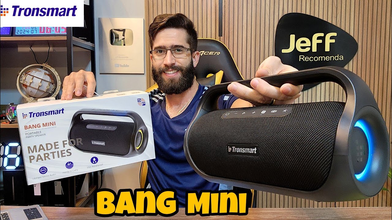 Caixa de som TRONSMART BANG MINI 60W: Melhor e mais Barata que MUITA JBL! (Análise Completa)