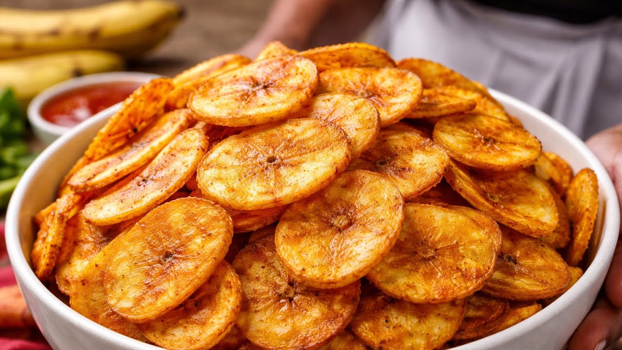 Crunchy Plantain Chips Recipe | The Perfect Homemade Treat