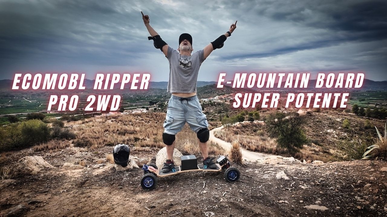 🥇 Mi primer Mountain Board Eléctrico - ECOMOBL RIPPER PRO 2WD - Review -
