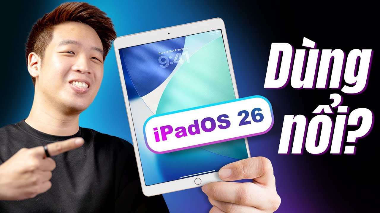 KH&Ocirc;NG CHO N&Oacute; THO&Aacute;T: L&ecirc;n iPadOS 26 tr&ecirc;n iPad YẾU NHẤT - iPad Air 3! D&ugrave;ng nổi kh&ocirc;ng?!