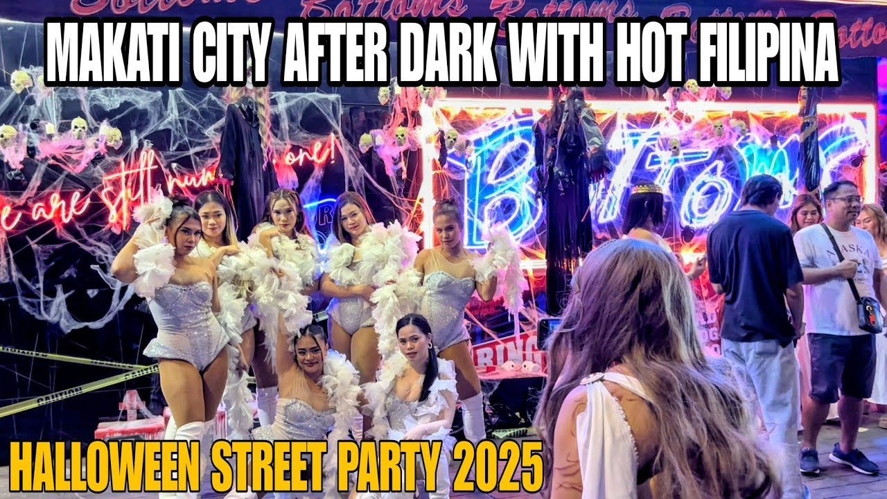 P.BURGOS STREET HALLOWEEN PARTY 2025 | POBLACION MAKATI CITY PHILIPPINES