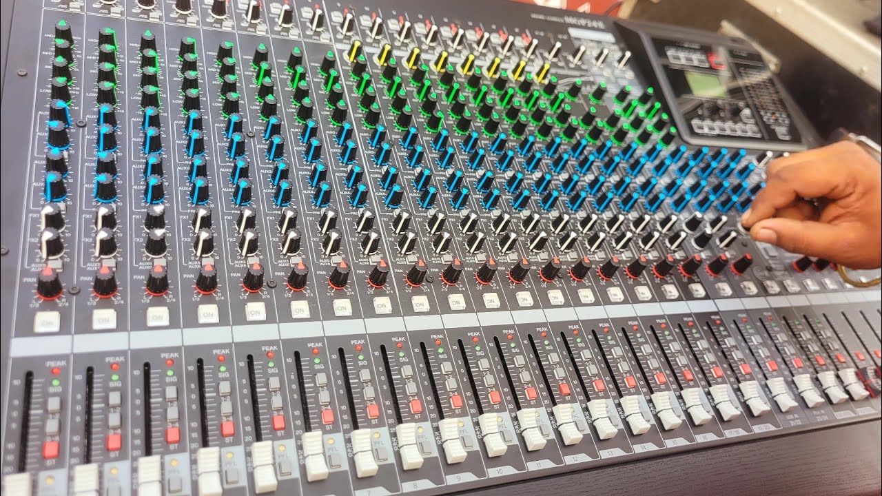 how to set yamaha mgp24x mixer in program // yamaha mgp24x mixer settings #trending