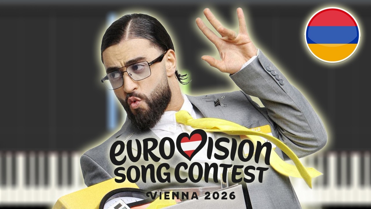 SIMÓN - Paloma Rumba - Armenia 🇦🇲 - Eurovision 2026 | Piano Tutorial / Partitura / MIDI