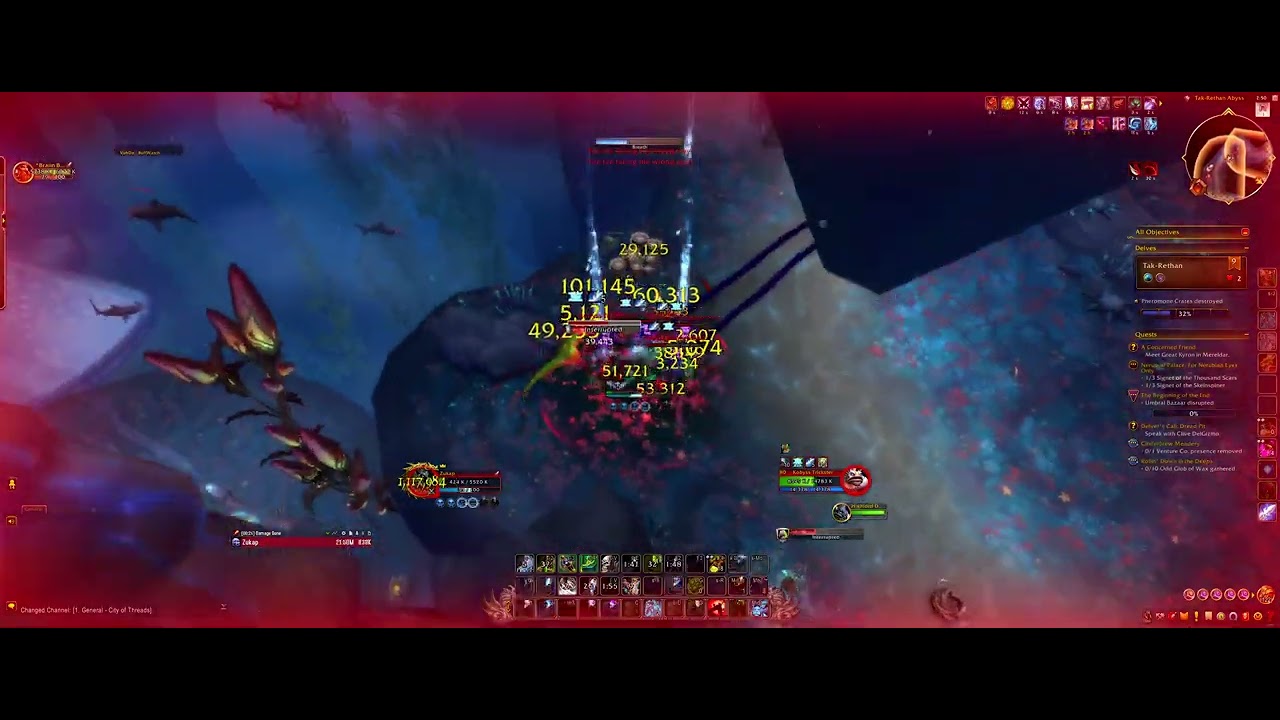 Tier 9 Delve - Frost DK - World of Warcraft TWW - Ultrawide