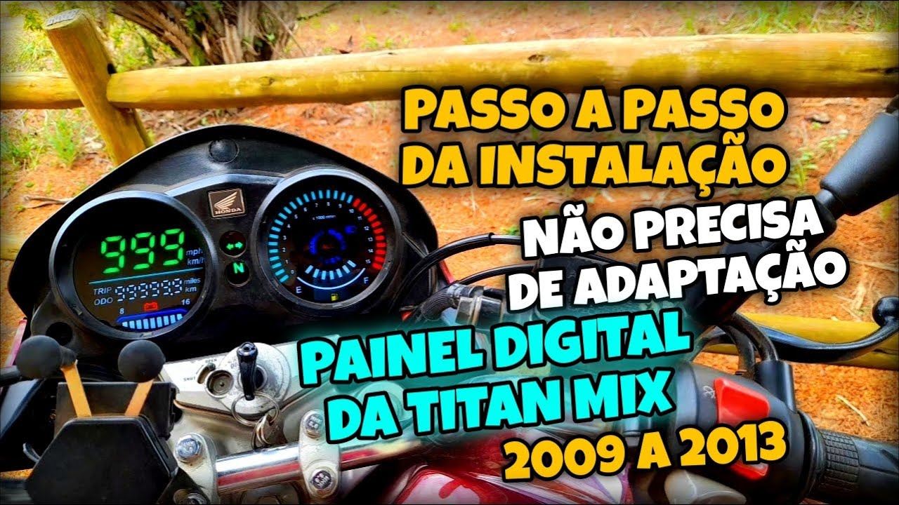 SAIUU🔥 Como Instalar o Painel Digital da Titan Mix 2009 a 2013 🚀