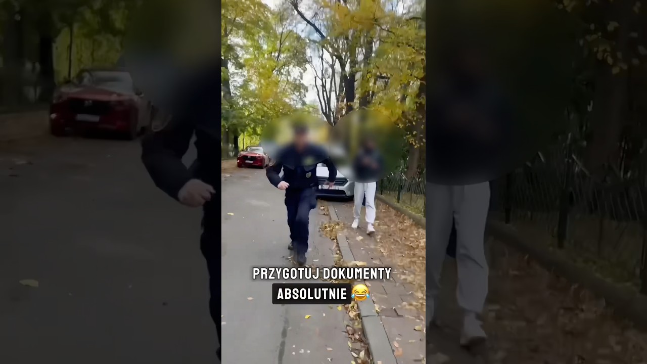 PRZYGOTUJ DOKUMENTY! TESTUJĘ SPRAWNOŚĆ STRAŻNIKA MIEJSKIEGO 👮&zwj;♂️😂 #shorts