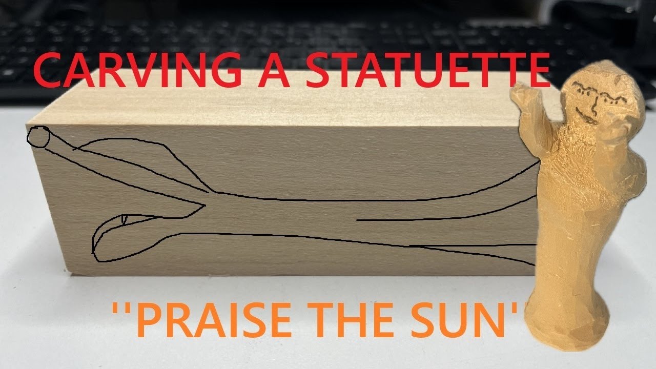 C28  - Statuette carving : Praise the Sun