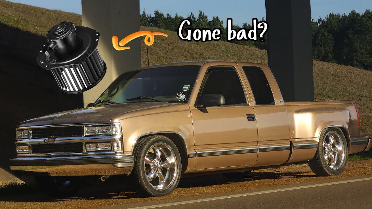 How To Replace Your Blower Motor In A 95-98 Chevy Silverado. (Sorta)