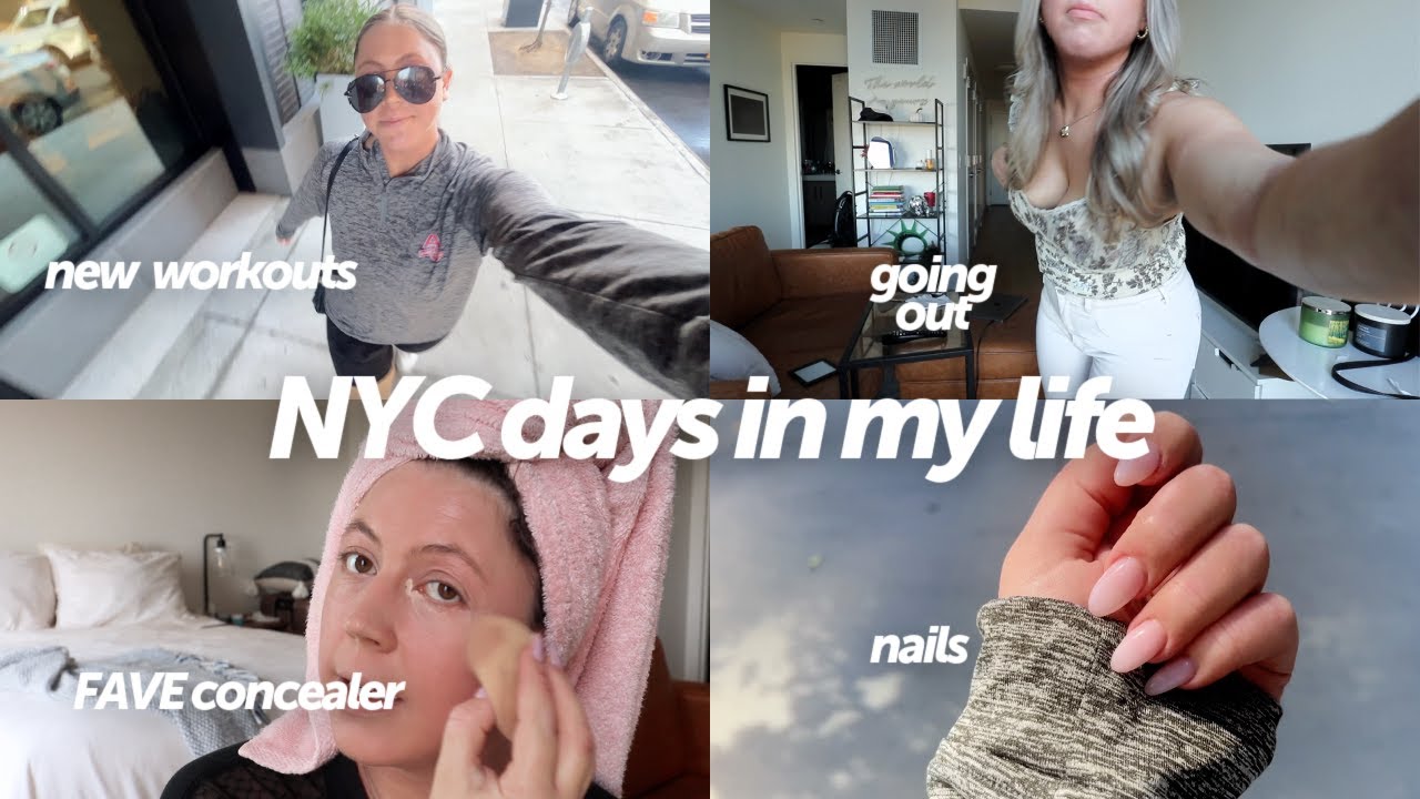 days in my life in NYC: new HOLY GRAIL concealer, engagement party, trying a p.volve class + more!