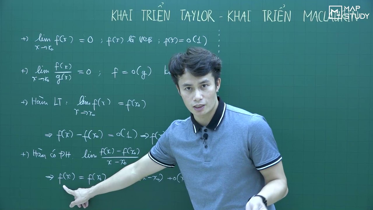 [GIẢI TÍCH 1] 0503. Khai triển Taylor, khai triển Maclaurin.