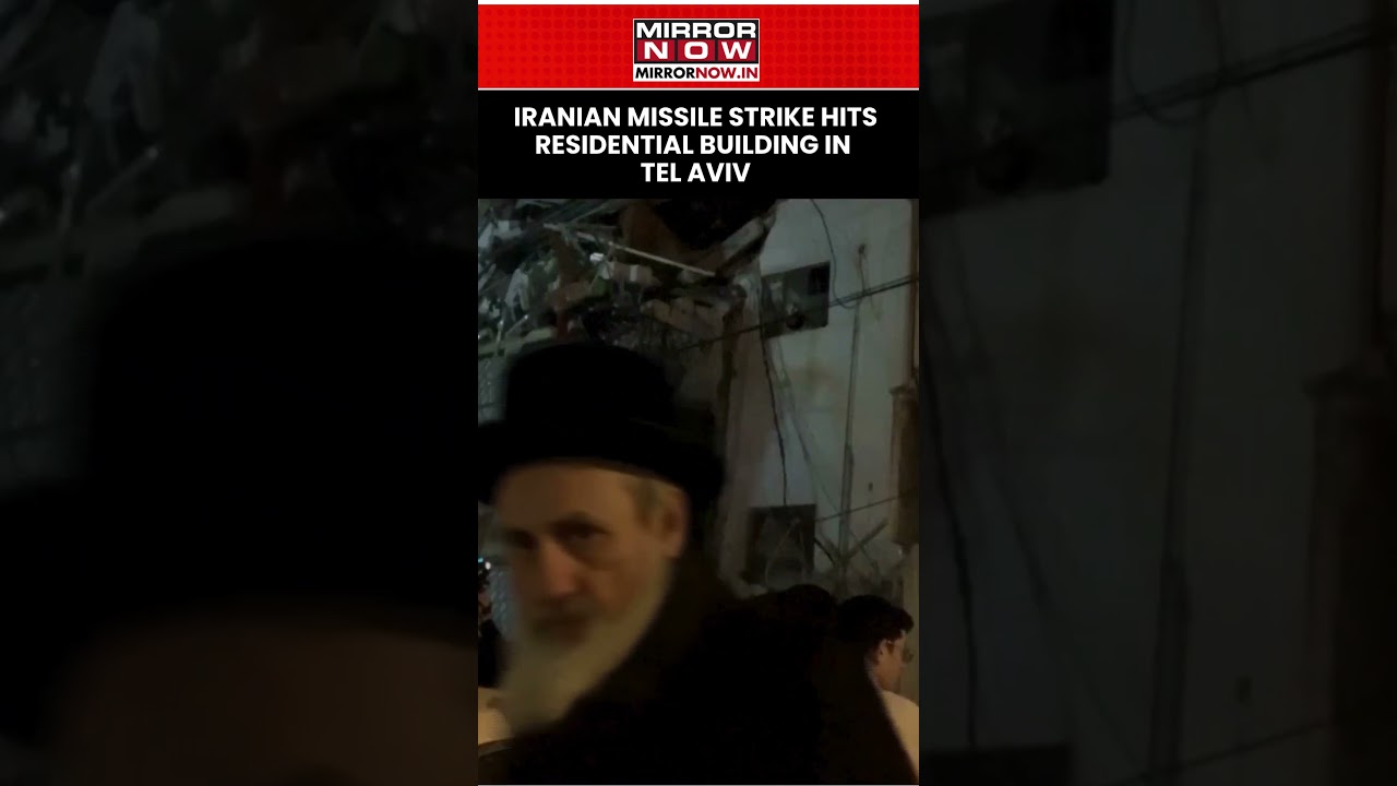 Tel Aviv In Ruins: Iranian Missiles Rip Through Apartment In Israel's Capital, Sparks Panic #shorts